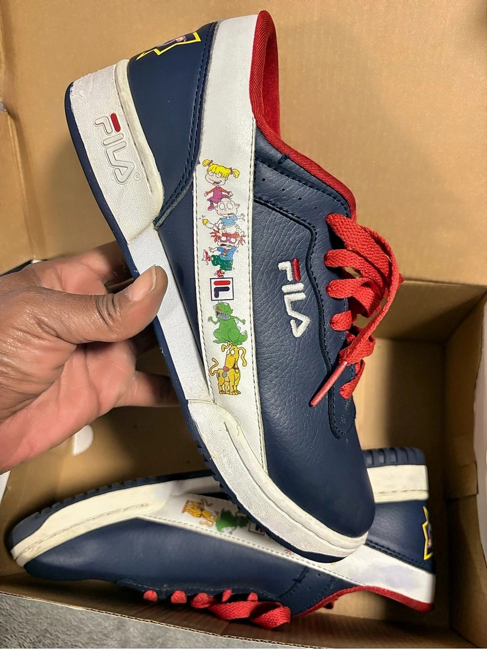 Fila Original Fitness Tape X Rugrats Sneakers Blue & Red US 8